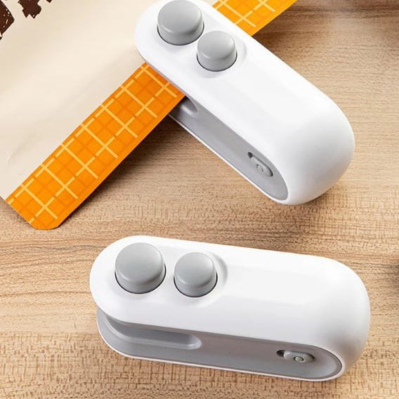 ✨ Última Venta 49% DE DESCUENTO 💥 Pequeña Selladora Magnética Recargable 2 en 1 para Snacks - Máquina de Sellado Mini para el Hogar
